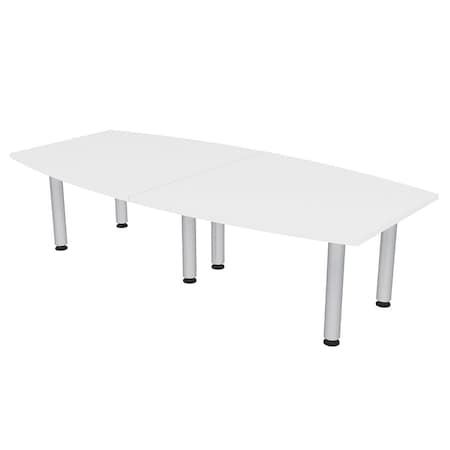Skutchi Designs 45 in W, 96 in L, 29 in H, Engineered Wood Top, White HAR-BOT-46X93-PT-09